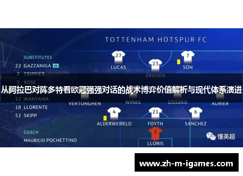 从阿拉巴对阵多特看欧冠强强对话的战术博弈价值解析与现代体系演进 从阿拉巴对阵多特看欧冠强强对话的战术博弈价值解析与现代体系演进