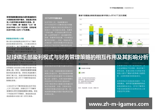 足球俱乐部盈利模式与财务管理策略的相互作用及其影响分析 足球俱乐部盈利模式与财务管理策略的相互作用及其影响分析