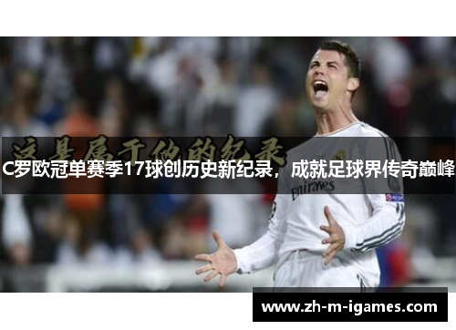C罗欧冠单赛季17球创历史新纪录，成就足球界传奇巅峰